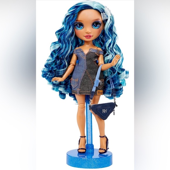 Nwt Rainbow High Skyler Bradshaw Blue Doll - Picture 5 of 5